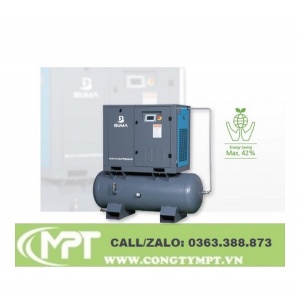Máy nén khí buma 15vd tích hợp máy sấy